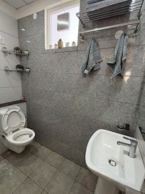 Bathroom in 1 RK Apartment at SBP City Of Dreams Zirakpur, High Ground – for Rent