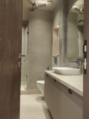 Bathroom in 3 BHK Builder Floor at Kailash Colony – for Sale