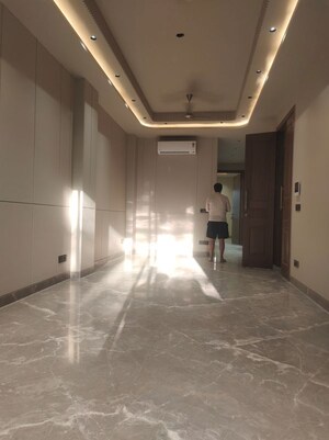 Building Lobby in 3 BHK Builder Floor at Kailash Colony – for Sale