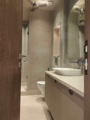 Bathroom in 3 BHK Builder Floor at Kailash Colony – for Sale