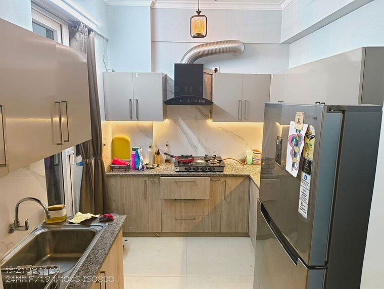 Kitchen, affinity-greens 3 Bedroom 1900 Sq.Ft. Apartment In International Airport Road Zirakpur 10262355
