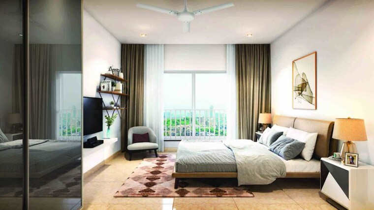 Bedroom, kalyani nagar 3 Bedroom 1290 Sq.Ft. Apartment In Kalyani Nagar Pune 10262324