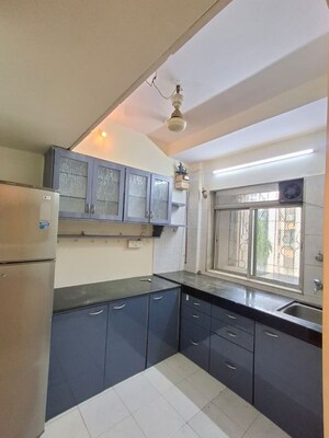 Kitchen in 2.5 BHK Apartment at Evershine Crown, Kandivali East – for Rent