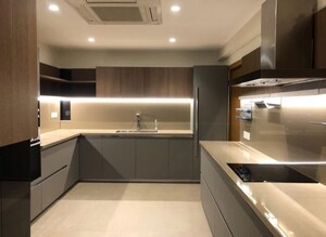 Kitchen in 4 BHK Apartment at Richmond Towers, Richmond Town – for Rent