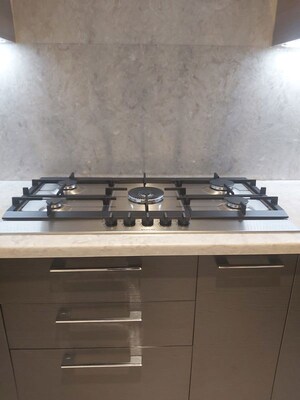 Kitchen in 3 BHK Apartment at Prestige Leela Residency, Kodihalli – for Rent