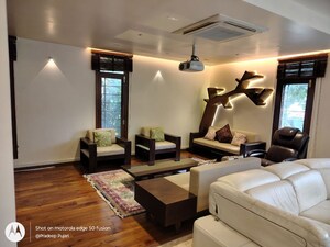 Living Room in 5 BHK Independent House at Deccan Heritage, New Bel Road – for Rent