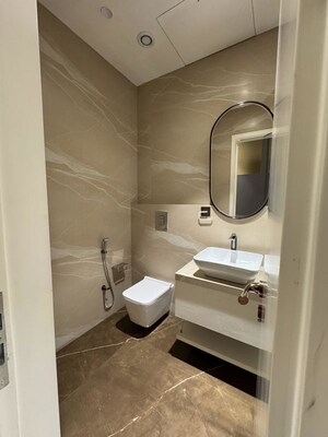 Bathroom in 4 BHK Apartment at Omkar 1973, Worli – for Rent