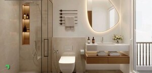 Bathroom in 2 BHK Apartment at Lodha The Great Western Mumbai, Naigaon East – for Sale