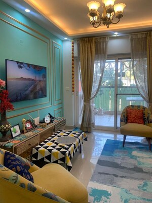 Living Room in 3 BHK Apartment at Kolte Patil Raaga, Hennur Road – for Rent