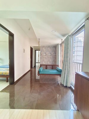 Bathroom in 3 BHK Apartment at Soham Tropical Lagoon, Ghodbunder Road – for Sale