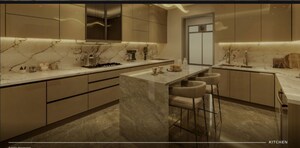 Kitchen in 4 BHK Apartment at Hiranandani Gardens Rockside, Powai – for Sale