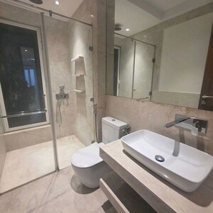 Bathroom in 3 BHK Apartment at Indiabulls Blu, Worli – for Rent
