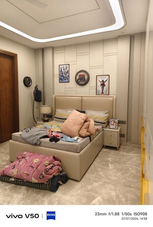 Bedroom in 3 BHK Builder Floor at Chittaranjan Park – for Rent