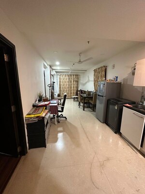 Living Room in 2.5 BHK Apartment at Golf Edge, Gachibowli – for Rent