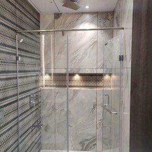 Bathroom in 2 BHK Apartment at Indiabulls Blu, Worli – for Rent