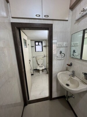 Bathroom in 2 BHK Apartment at Padmini CHS, Chembur – for Rent
