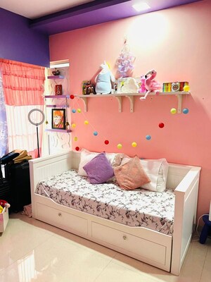 Living Room in 2 BHK Apartment at Courtyard by Narang Realty and The Wadhwa Group, Pokhran Road No Two – for Sale