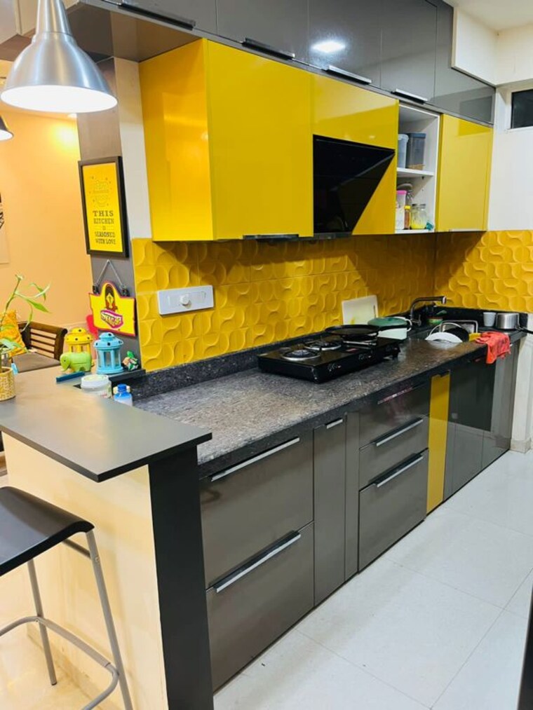 Kitchen, courtyard-by-narang-realty-and-the-wadhwa-group 2 Bedroom 1000 Sq.Ft. Apartment In Pokhran Road No Two Thane 10262595