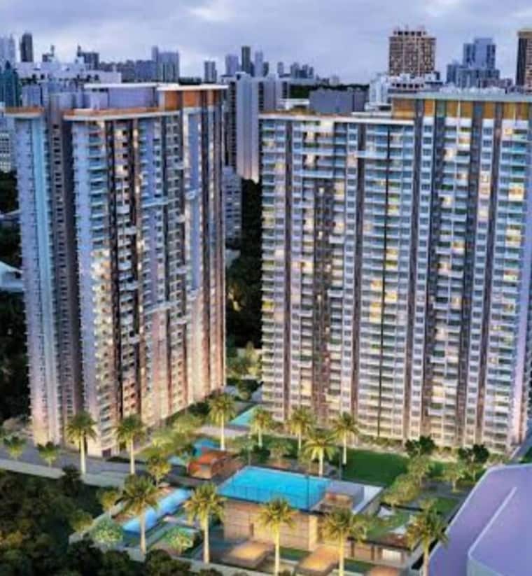 Exterior View, courtyard-by-narang-realty-and-the-wadhwa-group 2 Bedroom 1000 Sq.Ft. Apartment In Pokhran Road No Two Thane 10262595