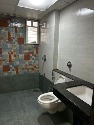 Bathroom in 3 BHK Penthouse at Atul Western Hills TownHouses, Baner – for Rent