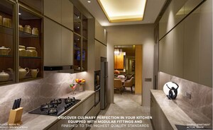 Living Room in 4 BHK Apartment at Suncity Monarch Residences, Sector 78 – for Sale