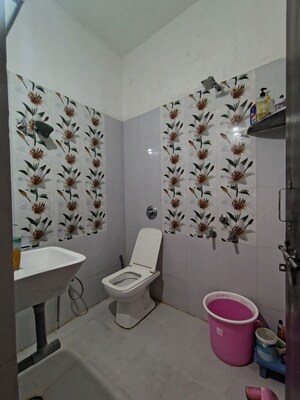 Bathroom in 2 BHK Apartment at Yash Anjaneya Crest, Ajni Square – for Rent
