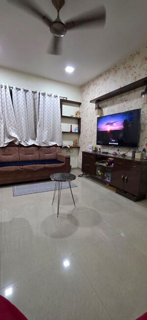 Living Room in 2 BHK Apartment at RK Lunkad Nandadeep, Wakad – for Rent