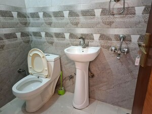 Bathroom in 3 BHK Builder Floor at Arocon I Apartment, Niti Khand ii – for Sale