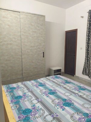 Bedroom in 3 BHK Builder Floor at RWA Surya Vihar, Sector 21 – for Rent