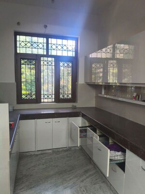 Kitchen in 3 BHK Builder Floor at RWA Surya Vihar, Sector 21 – for Rent