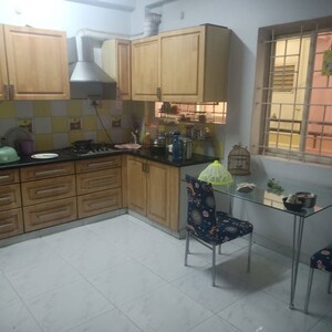 Kitchen in 3 BHK Apartment at Mahaveer Springs, Jp Nagar – for Rent