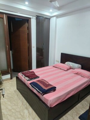 Bedroom in 3 BHK Builder Floor at East Of Kailash – for Rent