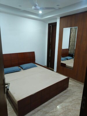 Bedroom in 3 BHK Builder Floor at East Of Kailash – for Rent
