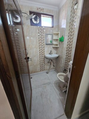 Bathroom in 2 BHK Builder Floor at Lajpat Nagar 4 – for Rent