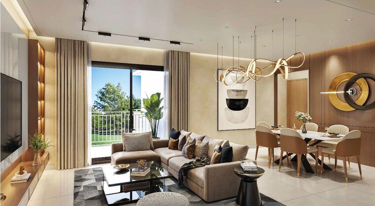 Living Room, ashiana-aaroham 4 Bedroom 1569 Sq.Ft. Apartment In Sector 80 Gurgaon 10262864