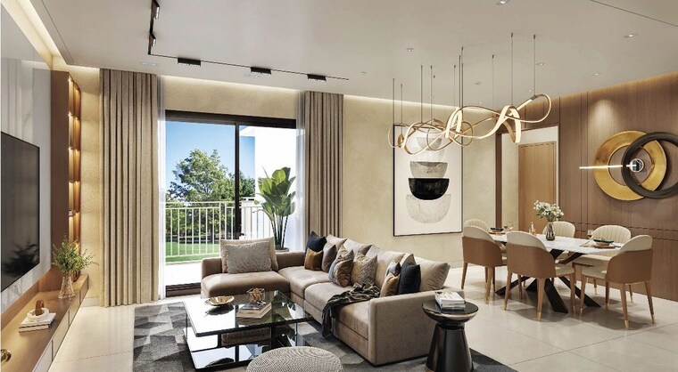 Hall, ashiana-aaroham 3 Bedroom 1342 Sq.Ft. Apartment In Sector 80 Gurgaon 10262859