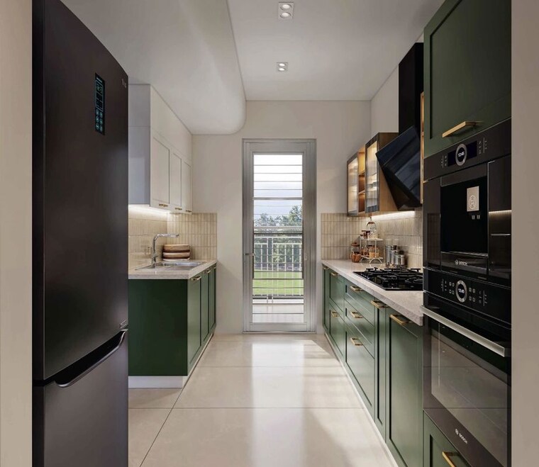 Kitchen, ashiana-aaroham 3 Bedroom 1342 Sq.Ft. Apartment In Sector 80 Gurgaon 10262859