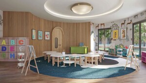 Living Room in 3 BHK Apartment at Ashiana Aaroham, Sector 80 – for Sale