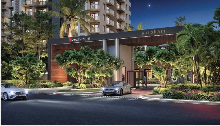 Exterior View, ashiana-aaroham 3 Bedroom 1342 Sq.Ft. Apartment In Sector 80 Gurgaon 10262859