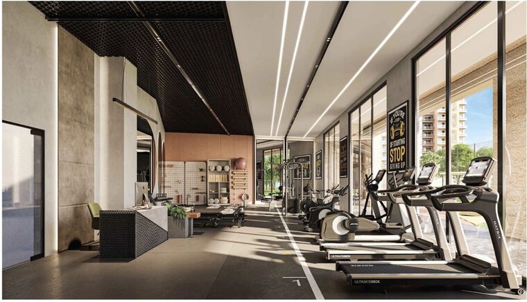 Gym, ashiana-aaroham 3 Bedroom 1342 Sq.Ft. Apartment In Sector 80 Gurgaon 10262859
