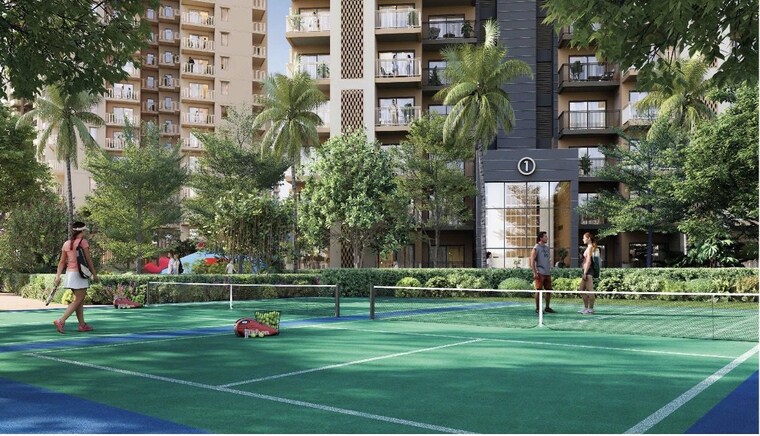 Garden, ashiana-aaroham 3 Bedroom 1342 Sq.Ft. Apartment In Sector 80 Gurgaon 10262859