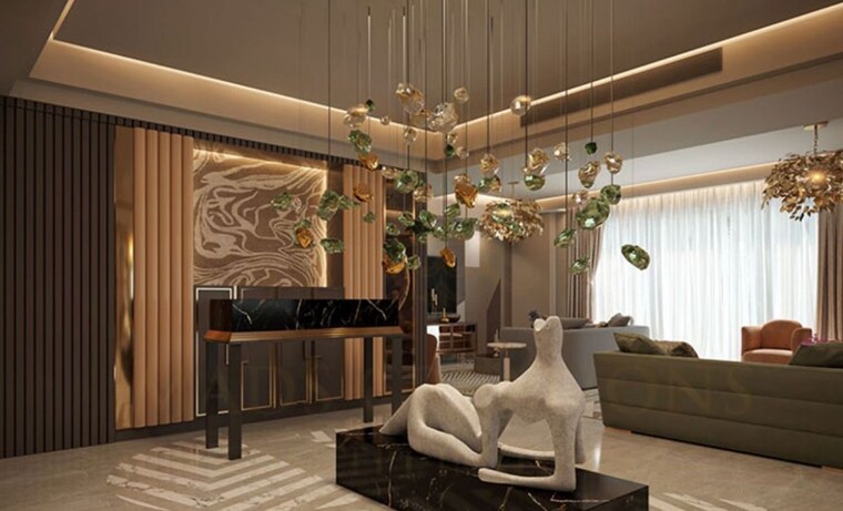 Living Room, dlf-the-camellias 5 Bedroom 9419 Sq.Ft. Apartment In Sector 42 Gurgaon 10262888