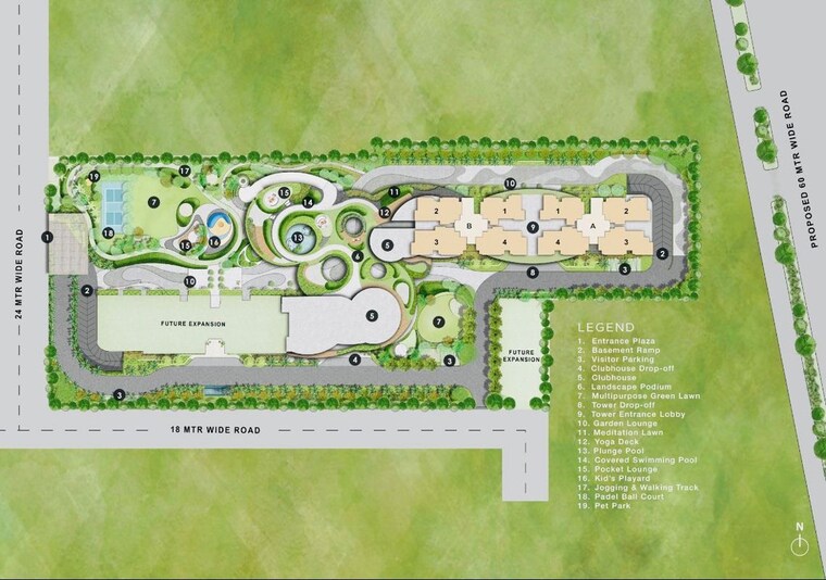 Master Plan, conscient-elaira-residences 3 Bedroom 1995 Sq.Ft. Apartment In Sector 80 Gurgaon 10217024