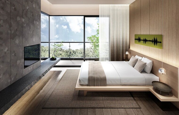 Bedroom, krisumi-waterfall-residences 2 Bedroom 1448 Sq.Ft. Apartment In Sector 36a Gurgaon 10262896