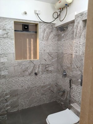 Bathroom in 2 BHK Apartment at GK Sai Radha Complex, Bhandup West – for Rent