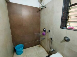 Bathroom in 2 BHK Apartment at GK Sai Radha Complex, Bhandup West – for Rent