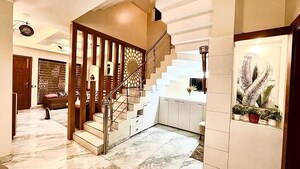 Staircase in 4 BHK Villa at Amrapali Leisure Valley, Tech Zone 4 Greater Noida – for Sale