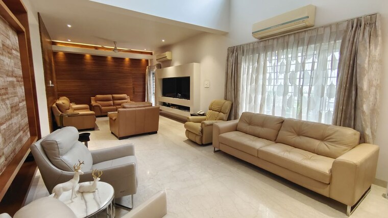 Living Room, raghava-sage 4 Bedroom 5480 Sq.Ft. Villa In Kollur Hyderabad 10262944