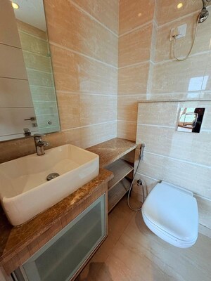 Bathroom in 2 BHK Apartment at Green Park – for Rent