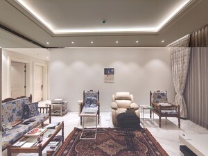 Living Room in 4 BHK Apartment at Bhartiya City Leela Residences, Thanisandra Main Road – for Rent